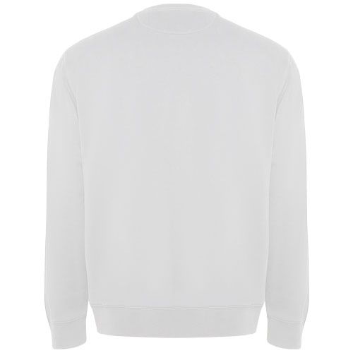 white Sudadera de cuello redondo unisex algodón orgánico de 300 g/m² Batian