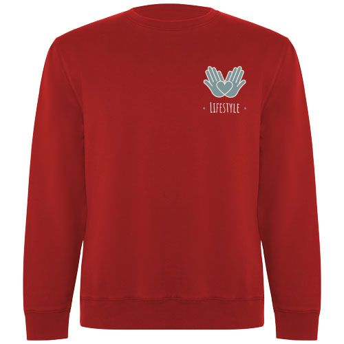 Sudadera de cuello redondo unisex algodón orgánico 