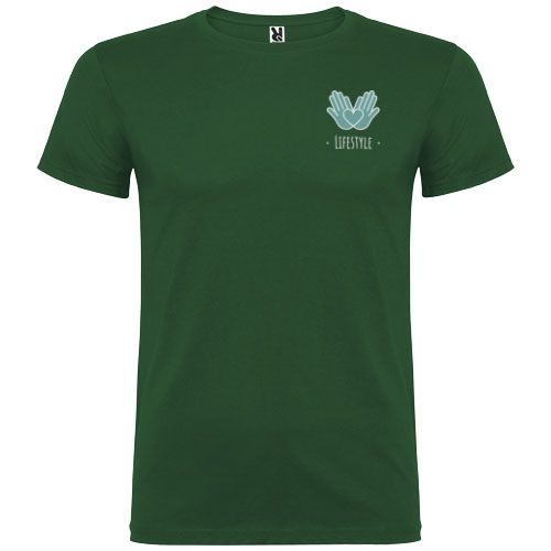 verde botella Camiseta de manga corta para hombre