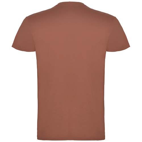 rojo de ladrillo Camiseta de manga corta para hombre