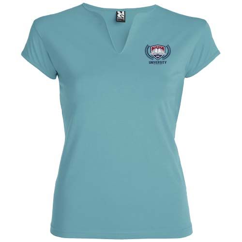 bleu poudré Camiseta de manga corta para mujer de 200 g/m²