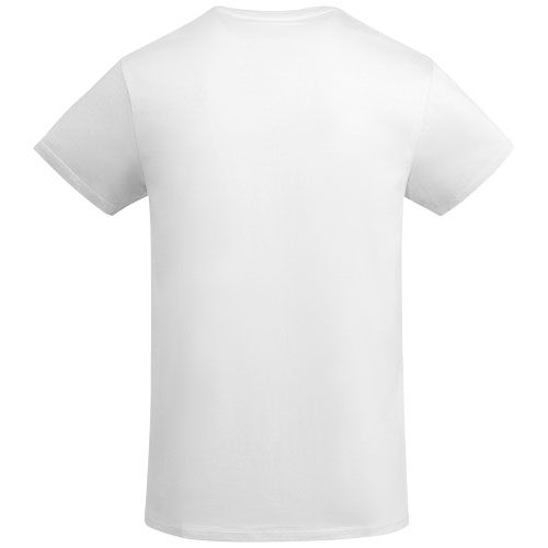 white Camiseta de manga corta para hombre algodón orgánico