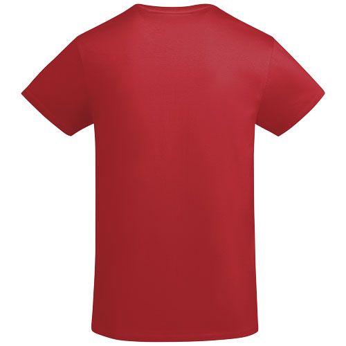 red Camiseta de manga corta para hombre algodón orgánico