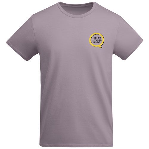 lavanda Camiseta de manga corta para hombre algodón orgánico