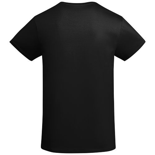 black Camiseta de manga corta para hombre algodón orgánico
