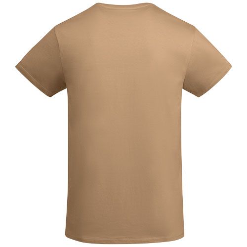 naranja griega Camiseta de manga corta para hombre algodón orgánico