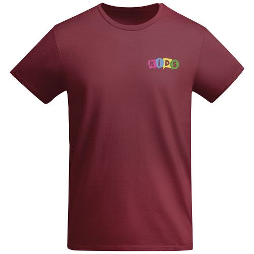 Camiseta de manga corta infantil algodón orgánico 