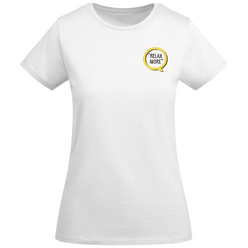 Camiseta de manga corta para mujer algodón orgánico 