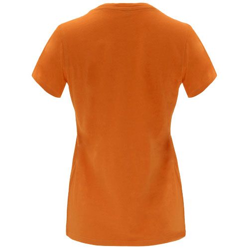 orange Camiseta de manga corta para mujer
