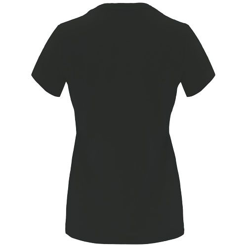gris plomo oscuro Camiseta de manga corta para mujer