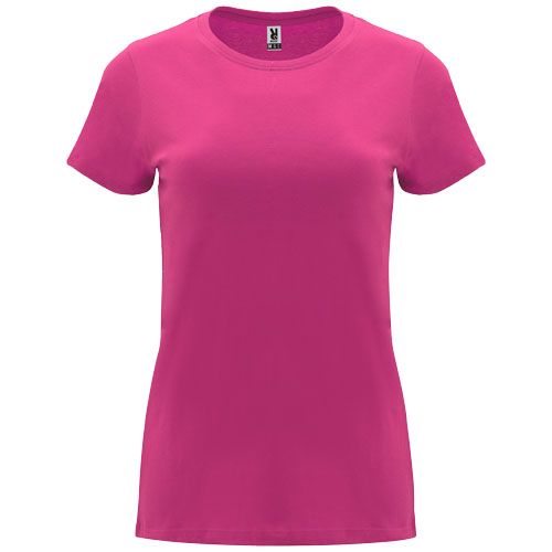 rosa vivo Camiseta de manga corta para mujer