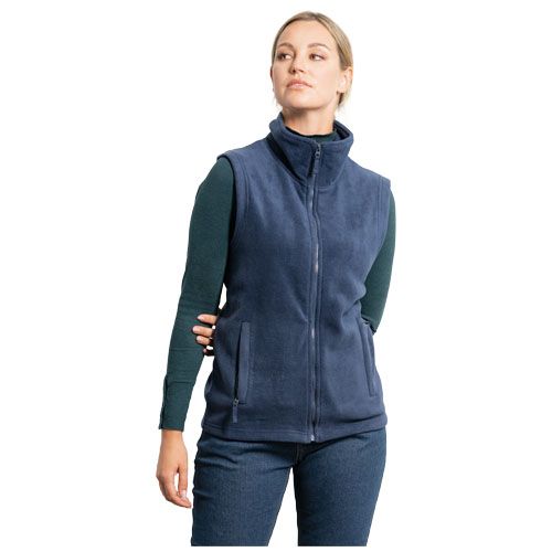 white Chaleco de forro polar unisex