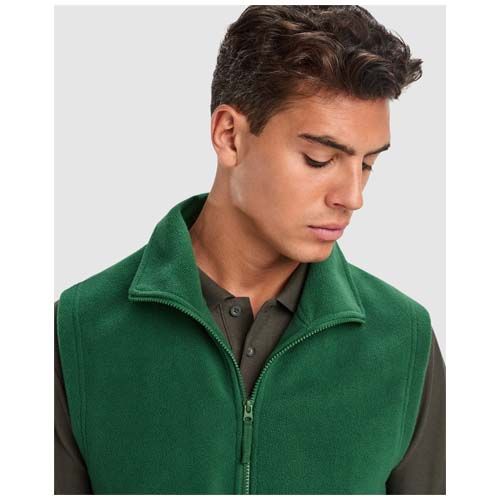 verde botella Chaleco de forro polar unisex Bellagio