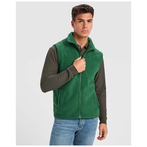 verde botella Chaleco de forro polar unisex Bellagio