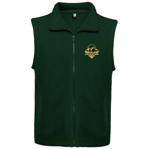 verde botella Chaleco de forro polar unisex Bellagio