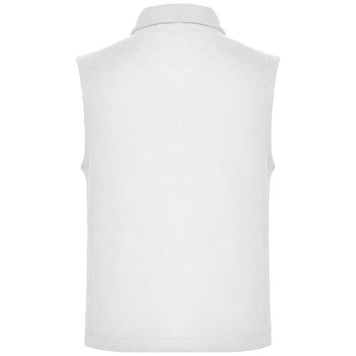 white Chaleco de forro polar unisex