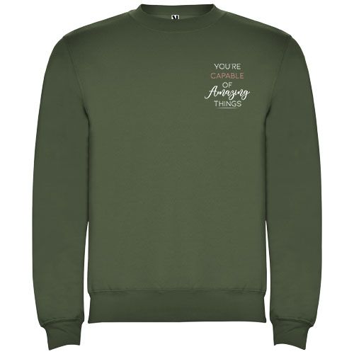 verde estándar Sudadera de cuello redondo unisex