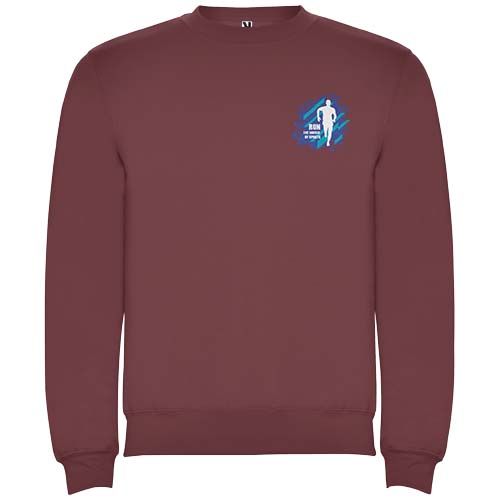 rojo baya Sudadera de cuello redondo unisex de 280 g/m² Clasica