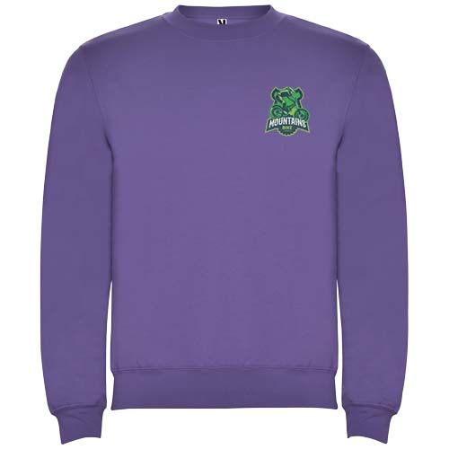 morado claro Sudadera de cuello redondo unisex de 280 g/m² Clasica