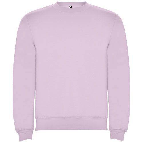 rosa claro Sudadera de cuello redondo unisex