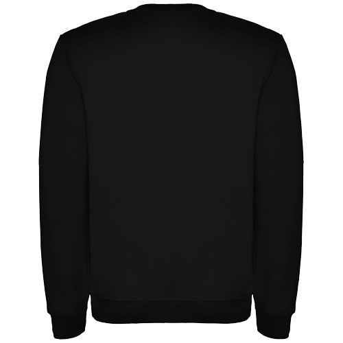 black Sudadera de cuello redondo unisex