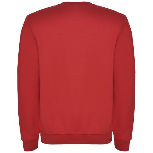 red Sudadera de cuello redondo unisex