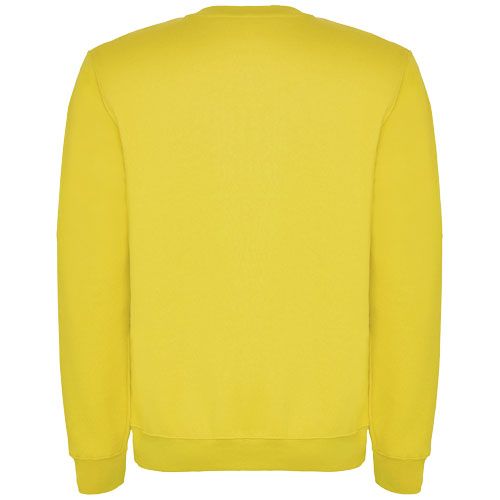 yellow Sudadera de cuello redondo unisex