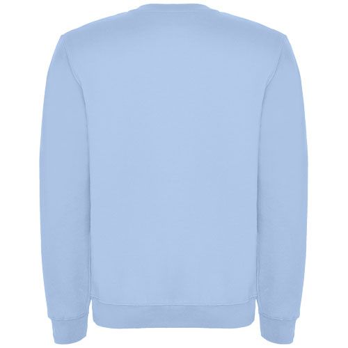 azul celeste Sudadera de cuello redondo unisex