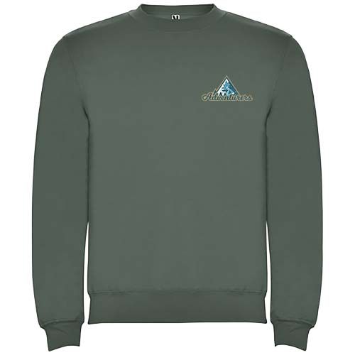 verde salvia Sudadera de cuello redondo unisex de 280 g/m² Clasica