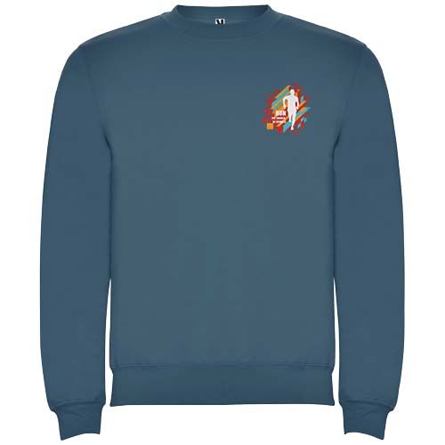 azul tormenta Sudadera de cuello redondo unisex de 280 g/m² Clasica