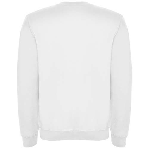 white Sudadera de cuello redondo infantil