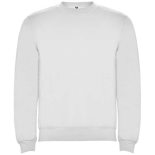 white Sudadera de cuello redondo infantil
