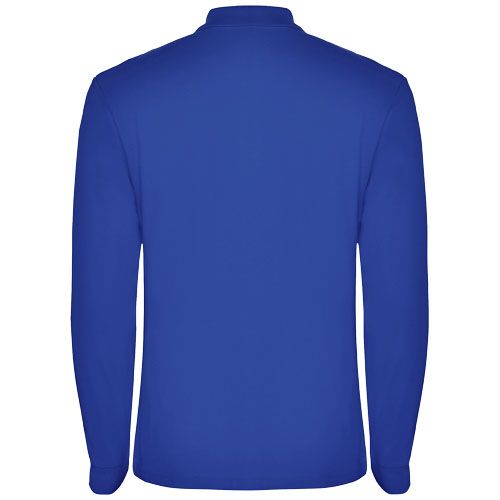 azulón Polo de manga larga para hombre