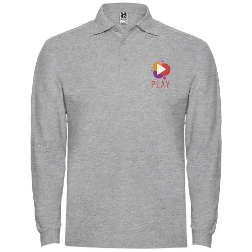 Polo de manga larga para hombre 