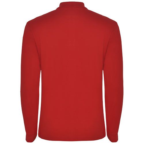 red Polo de manga larga para hombre
