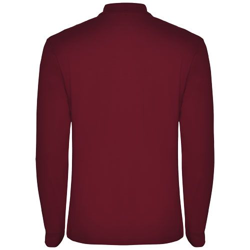 granate Polo de manga larga para hombre