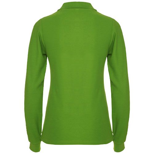 hierba verde Polo de manga larga para mujer