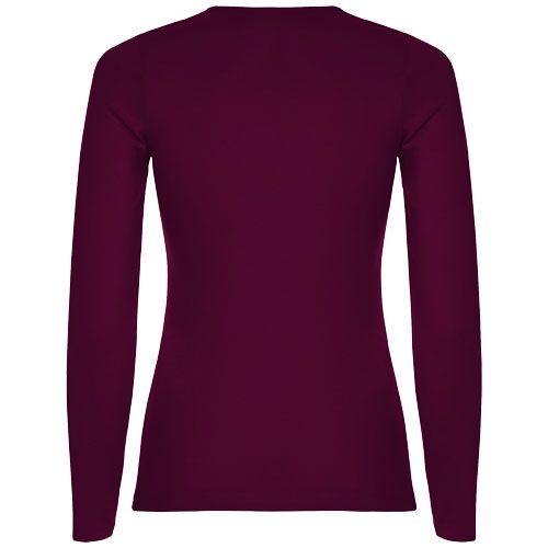 granate Camiseta de manga larga para mujer