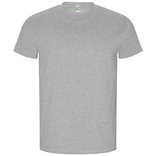 gris chiné Camiseta de manga corta para hombre