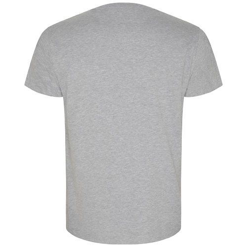 gris chiné Camiseta de manga corta para hombre