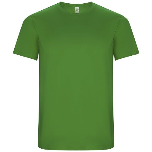 verde helecho Camiseta deportiva de manga corta para hombre