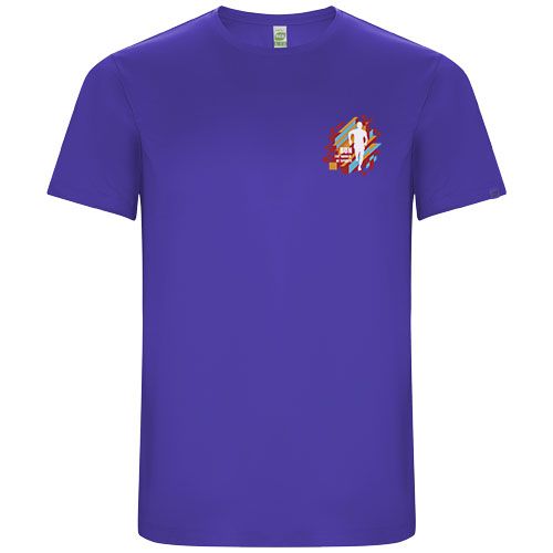 malva Camiseta deportiva de manga corta para hombre