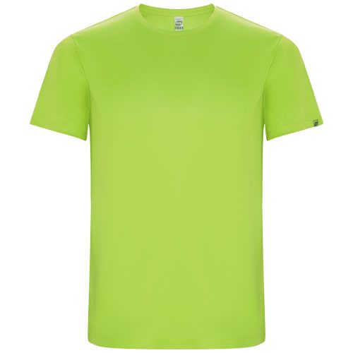 verde fluo Camiseta deportiva de manga corta para hombre