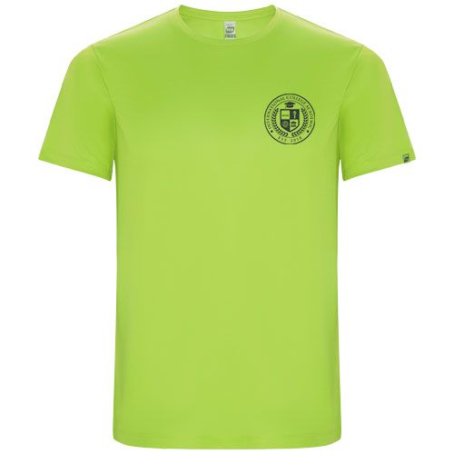 verde fluo Camiseta deportiva de manga corta para hombre