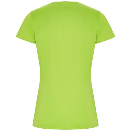 verde fluo Camiseta deportiva de manga corta para mujer de 135 g/m² Imola