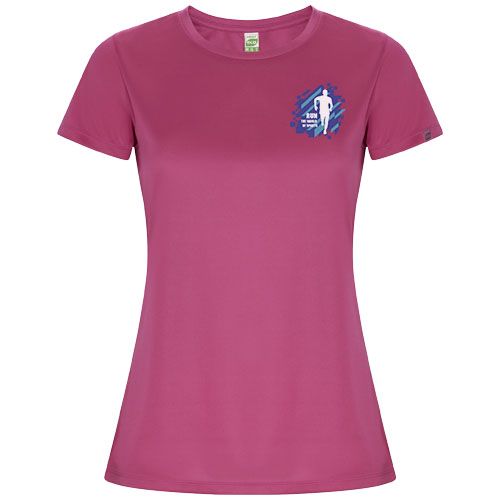 Camiseta deportiva de manga corta para mujer 