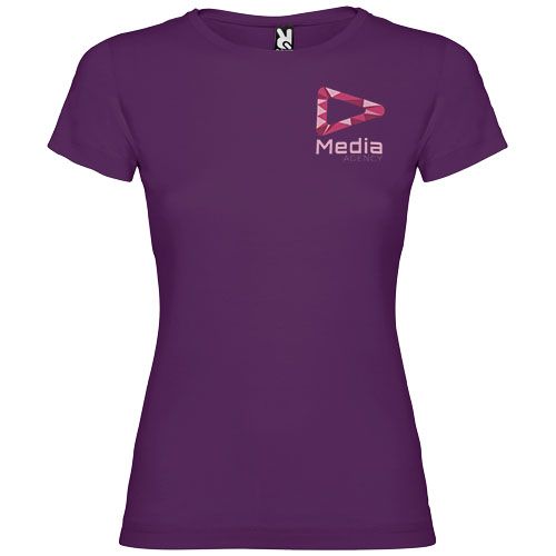 purple Camiseta de manga corta para mujer