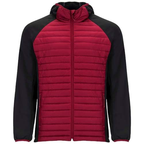 rojo/negro Chaqueta con aislamiento híbrida unisex