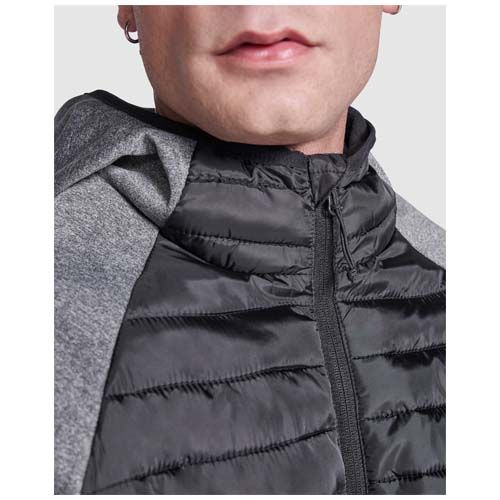 negro/gris plomo Chaqueta con aislamiento híbrida unisex