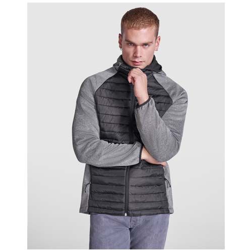 rojo/negro Chaqueta con aislamiento híbrida unisex